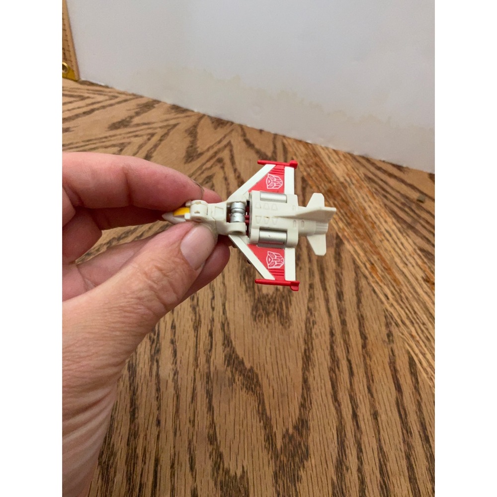 Vintage 1989 Kids Transformers Micromaster Hothouse Jet OS White Red